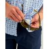 image:imageHUK  Mens Tide Point Pattern Short Sleeve Shirt Fishing Button DownWindsurfer 20