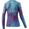 image:imageHUK Mens Pursuit Long Sleeve ShirtPerformance Shirt  Sun ProtectionBlue Radiance