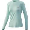 image:imageHUK Mens Pursuit Long Sleeve ShirtPerformance Shirt  Sun ProtectionDorsal  Seafoam