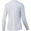 image:imageHUK Mens Pursuit Long Sleeve ShirtPerformance Shirt  Sun ProtectionLinear Leaf  White