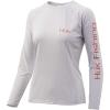 image:imageHUK Mens Pursuit Long Sleeve ShirtPerformance Shirt  Sun ProtectionLooksdown  Glacier