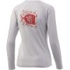 image:imageHUK Mens Pursuit Long Sleeve ShirtPerformance Shirt  Sun ProtectionLooksdown  Glacier