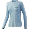image:imageHUK Mens Pursuit Long Sleeve ShirtPerformance Shirt  Sun ProtectionSailfish  Ice Blue