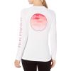 image:imageHUK Mens Pursuit Long Sleeve ShirtPerformance Shirt  Sun ProtectionSchooled  White