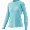 image:imageHUK Mens Pursuit Long Sleeve ShirtPerformance Shirt  Sun ProtectionTuna  Blue Radiance