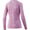 image:imageHUK Womens Pursuit Long Sleeve ShirtPerformance Shirt  Sun ProtectionPrinted  Salmon Pink