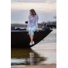 image:imageHUK Womens Pursuit Long Sleeve ShirtPerformance Shirt  Sun ProtectionPrinted  White