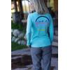 image:imageHUK Womens Pursuit Long Sleeve ShirtPerformance Shirt  Sun ProtectionScript  Blue Radiance