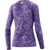 image:imageHUK Womens Pursuit Long Sleeve ShirtPerformance Shirt  Sun ProtectionTurtlegrass  Blackberry