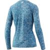 image:imageHUK Womens Pursuit Long Sleeve ShirtPerformance Shirt  Sun ProtectionTurtlegrass  Blue Radiance