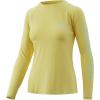 image:imageHUK Womens Pursuit Long Sleeve ShirtPerformance Shirt  Sun ProtectionVintage Red Fish  Canary