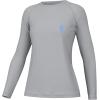 image:imageHUK Womens Pursuit Pattern Long Sleeve Shirt Fishing Shirt for WomenAlways Sunny  Harbor Mist