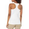 image:imageHUK Womens Pursuit Tank Top  Racer Back Tank with UPF Sun ProtectionLinear Leaf  White