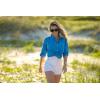 image:imageHUK Womens Tide Point Pattern Long Sleeve Shirt Button Down for Women Quiet Harbor Medium