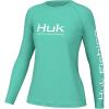 image:imageHUK Womens Pursuit Long Sleeve ShirtPerformance Shirt  Sun ProtectionBermuda