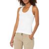 image:imageHUK Womens Pursuit Tank Top  Racer Back Tank with UPF Sun ProtectionLinear Leaf  White