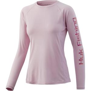 image:imageHUK Mens Pursuit Long Sleeve ShirtPerformance Shirt  Sun ProtectionFishing  Pink Lady