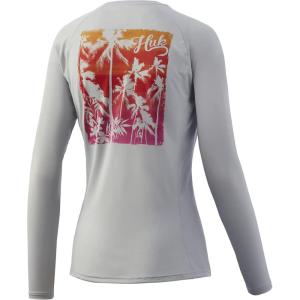 image:imageHUK Mens Pursuit Long Sleeve ShirtPerformance Shirt  Sun ProtectionParadise  Glacier