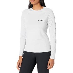 image:imageHUK Mens Pursuit Long Sleeve ShirtPerformance Shirt  Sun ProtectionRiptide  Glacier