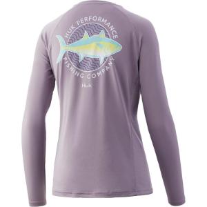 image:imageHUK Mens Pursuit Long Sleeve ShirtPerformance Shirt  Sun ProtectionTuna  Sea Fog