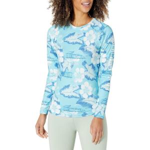 image:imageHUK Womens Pursuit Long Sleeve ShirtPerformance Shirt  Sun ProtectionPrinted  Blue Radiance