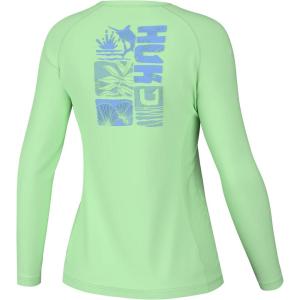 image:imageHUK Womens Pursuit Pattern Long Sleeve Shirt Fishing Shirt for WomenAlways Sunny  Patina