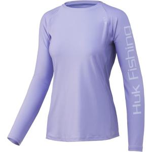 image:imageHUK Womens Pursuit Pattern Long Sleeve Shirt Fishing Shirt for WomenCircle Camo  Lavender