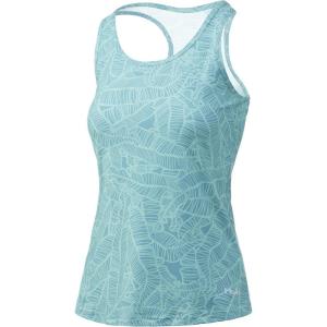 image:imageHUK Womens Pursuit Tank Top  Racer Back Tank with UPF Sun ProtectionLinear Leaf  Beach Glass