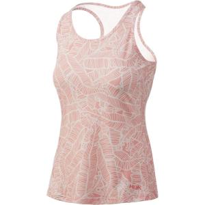 image:imageHUK Womens Pursuit Tank Top  Racer Back Tank with UPF Sun ProtectionLinear Leaf  Desert Flower