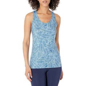 image:imageHUK Womens Pursuit Tank Top  Racer Back Tank with UPF Sun ProtectionLinear Leaf  Titanium Blue