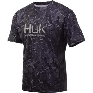 image:imageHUK Mens Icon X Camo Shirt  ShortSleeve Performance Fishing ShirtHannibal Bank