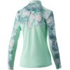 image:imageHUK Womens Icon 14 Zip Long Sleeve Fishing Shirt with Sun ProtectionMossy Oak Seafoam