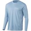 image:imageHUK Mens Icon X Long Sleeve ShirtFishing Shirt with Sun ProtectionBlue Fog