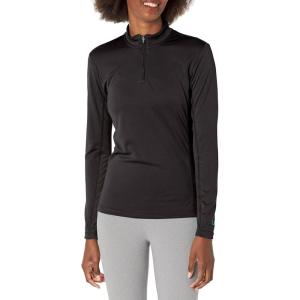 image:imageHUK Womens Icon 14 Zip Long Sleeve Fishing Shirt with Sun ProtectionBlack