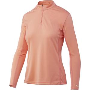 image:imageHUK Womens Icon 14 Zip Long Sleeve Fishing Shirt with Sun ProtectionDesert Flower