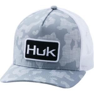 image:imageHUK Womens Standard Trucker Ladies AntiGlare Snapback HatRunning Lakes  Overcast Grey