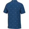 image:imageHUK Mens Pursuit Pattern Performance Short Sleeve Polo ShirtHuk Scatter  Set Sail