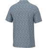 image:imageHUK Mens Pursuit Pattern Performance Short Sleeve Polo ShirtLure Splash  Night Owl
