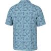 image:imageHUK Mens Pursuit Pattern Performance Short Sleeve Polo ShirtPursuit Tiki  Marine Blue