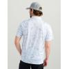 image:imageHUK Mens Pursuit Pattern Performance Short Sleeve Polo ShirtSky