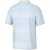 image:imageHUK Mens Pursuit Pattern Performance Short Sleeve Polo ShirtUp Stream  Ice Water