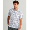 image:imageHUK Mens Pursuit Pattern Performance Short Sleeve Polo ShirtWhite 90