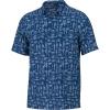 image:imageHUK Mens Pursuit Pattern Performance Short Sleeve Polo ShirtBatiki  Naval Academy
