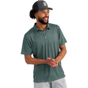 image:imageHUK Mens Pursuit Pattern Performance Short Sleeve Polo ShirtNorth Atlantic