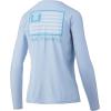 image:imageHUK Womens Pursuit Pattern Long Sleeve Shirt Fishing Shirt for WomenHuk  Bars  Coastal Sky