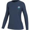image:imageHUK Womens Pursuit Pattern Long Sleeve Shirt Fishing Shirt for WomenSunwaves  Sargasso Sea