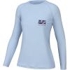 image:imageHUK Womens Pursuit Pattern Long Sleeve Shirt Fishing Shirt for WomenTrophy Flag  Ice Water