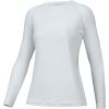 image:imageHUK Womens Pursuit Pattern Long Sleeve Shirt Fishing Shirt for WomenTropic  White
