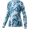 image:imageHUK Womens Pursuit Pattern Long Sleeve Shirt Fishing Shirt for WomenTall Leaves  Blue Radiance