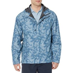 image:imageHUK Mens Gunwale Rain Water amp Wind Proof JacketRunning Lakes  Titanium Blue